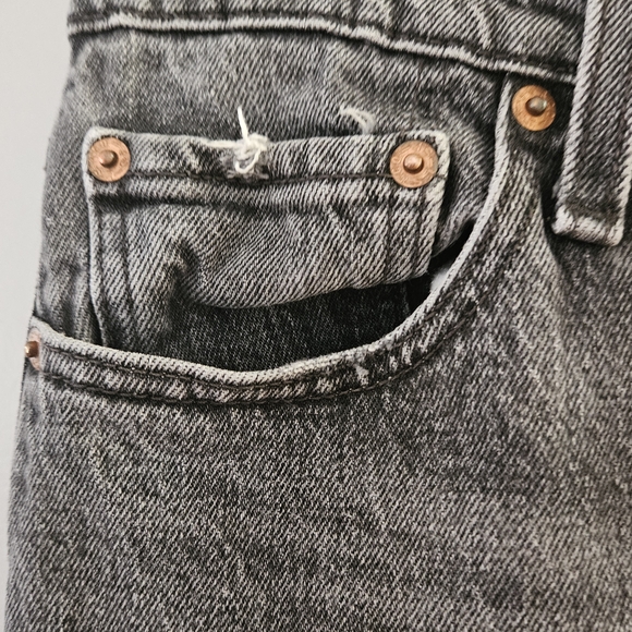 Levi's 501 Red Tab Skinny Washed Black Jeans - Picture 6 of 10